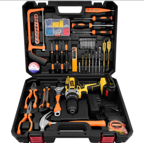 50 Pieces Of 21V Impact Lithium Drill Set STT-050A