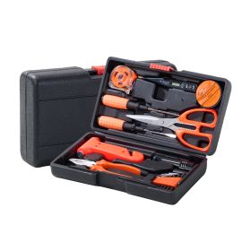 18 Pieces, Test Current Pen,Crosshead Screwdriver,Flathead Screwdriver,Safety Hammer,6 Inch Combination Pliers,Allen Wrench,Aluminum Flashlight,Multi