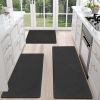 Anti Fatigue Kitchen Floor Mats. Comfort Standing Cushioned Waterproof Non-Slip Kitchen Floor Rugs. Set Of 3.