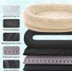 Large Size Human Dog Bed For You and Your Pet: Washable Faux Fur, Plump Pillow And Blanket.
