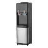 VEVOR Top Loading Water Cooler Dispenser, Hot and Cold Water Dispenser for 3 or 5 Gallons Bottles, Sturdy Stainless Steel and Child Security Lock
