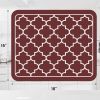 Dish Drying Mat Super Absorbent Drying Mat Large Dish Drying Mats for Kitchen Counter Easy Clean Dish Mat Kitchen Drying Mat15"x 18" Stylish Red
