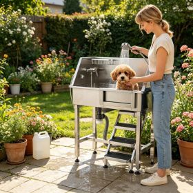 Stainless Steel Dog Washing Station
