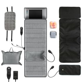 Fresh Fab Finds Full Body Electric Massage Mat with Heat Vibration Massage Pad Cushion Back Massage Mattress Chair Pad with Neck Massage Pillow with 1