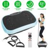Home Use Vibration Exercise Platform for Lymphatic Drainage & Muscle Pain Relief, High Efficient Fat Burning Vibration Machine for Beginner & Advanced
