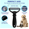 Pat Your Pet Deshedding Dog Brush For Shedding – Cat Brushes For Indoor Cats