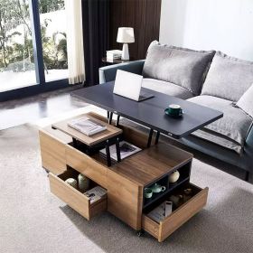 Multi-functional Coffee Table: Walnut