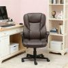 Office chair, swivel chair, executive chair, computer chair, brown