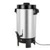 Commercial Coffee Urn, 40 Cup 203oz Hot Beverage Dispenser with Dripless Faucet, 1090W Quick-Brewing Coffee Maker, Automatic Temperature Control