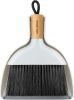 Mini Dustpan and Brush Set, Portable Cleaning Brush and Dustpan Combo with Bamboo Handle, 1 Set