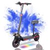 WHOSU 1200W High-Power Electric Scooter with Seat - 34 MPH Max Speed, 33 Mile Range, 11" Off-Road Tires, 4 Brake System, Fast E-Scooter for Adults