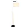 Arc Floor Lamp with Cylinder Shade