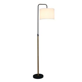 Arc Floor Lamp with Cylinder Shade