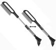 34.5" Snow Brush & Ice Scrapers for Car Windshield with Foam Grip for Cars Extendable, SUV