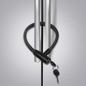 Fridge Lock, Childproof Refrigerator Lock with Keys for French Door Fridge and Cabinet