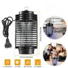 Indoor Electric Flying Bug Trap, Low Noise Photocatalyst Mosquito Lamp, Easy Clean Detachable Bottom Tray Insect Killer