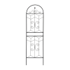 4 Pack Metal Garden Trellis 71" x 19.7" Rustproof Trellis for Climbing Plants Outdoor Flower Support Black