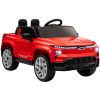 Qaba 12V Kids Electric Car, Chevrolet Silverado EV RST Licensed Ride on Car with Parent Remote Control, Spring Suspension, Soft Start, Training Wheels