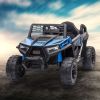 12V kids Ride On Mini UTV, Electric Car with Front LED Lights and Horn, Single Seat with a Safety Belt, Forward/Reverse Function