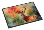 NEW Deer Stag Doormat Front Door Mat Indoor Outdoor Rugs for Entryway, Non Slip Washable Low Pile, 18H X 27W