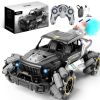 4DRC Y3 RC Cars Remote Control Car, Off Road Monster Truck,Metal Shell 4WD Dual Motors LED Headlight Rock Crawler,2.4Ghz All Terrain Hobby Truck