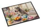 NEW Decorating Easter Irish Wolfhound Doormat Front Door Mat Indoor Outdoor Rugs for Entryway, Non Slip Washable Low Pile, 18H X 27W