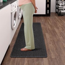 1Pc Laundry Room Rug 25.6X70.8In, Supert Absorbent Runner Rugs, Satin Resistant Washable Non Skid,For Hallway Laundry Room, Indoor Door Mats