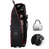 Golf Travel Bag, Outdoors Soft-Sided Golf Travel Cover Case, Heavy Duty 1000D Nylon Wear-Resistant, Padded Golf Luggage Case Cover with Wheels