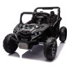 24V Two-Seater Kids Ride On UTV W/Parents Remote Control,Four-Wheel Suspension,Slow Start,Large wheel design,Anti-collision bar,Storage space,Music