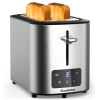 2 Slice Wide Slots, 6 Shade Settings,Bagel Defrost Reheat Cancel New