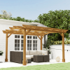 Barbecue and cooking pergola