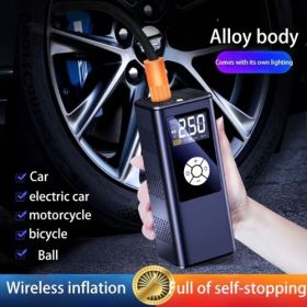 (FST-GZ)Wireless car inflatable pump high-power portable intelligent digital display inflatable treasure multi-function wireless charging