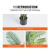 VEVOR Artificial Palm Tree, 6 FT Tall Faux Plant, Secure PE Material & Anti-Tip Tilt Protection Low-Maintenance Plant