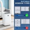 12000 BTU Portable Air Conditioner, AC Unit with Cool, Dehumidifier, Fan, 550 Sq. ft, 24H Timer On Off
