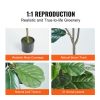 VEVOR Artificial Fiddle Leaf Fig Tree, 5 FT, Secure PE Material & Anti-Tip Tilt Protection Low-Maintenance Faux Plant