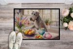 NEW Decorating Easter Irish Wolfhound Doormat Front Door Mat Indoor Outdoor Rugs for Entryway, Non Slip Washable Low Pile, 18H X 27W