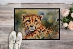 NEW Cheetah Doormat Front Door Mat Indoor Outdoor Rugs for Entryway, Non Slip Washable Low Pile, 18H X 27W
