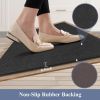 Anti Fatigue Kitchen Floor Mats. Comfort Standing Cushioned Waterproof Non-Slip Kitchen Floor Rugs. Set Of 3.