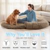 71"x43"x12" Human Sized Dog Beds for Large Dogs & Humans: Foldable