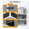 Campcraft 6*5ft resin storage shed, high quality pp material, strong structure, waterproof, rust and UV proof, large storage space