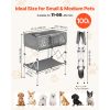 Collapsible Pet Bathing & Grooming Wash Station. Portable And Foldable For Space-saving.