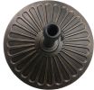 18" 30.2-lbs Heavy Duty Round Antiqued Umbrella Base for Patio, Outdoor - Bronze