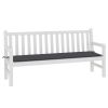 Garden Bench Cushion Anthracite 70.9"x19.7"x1.2" Oxford Fabric