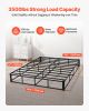Box Spring, Queen Size Bed Frame with Washable Fabric Cloth, Heavy Duty Metal Frame for Queen Bed, 9.1 in Mattress Foundation
