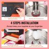 VEVOR Electric Cotton Candy Machine, 1000W Candy Floss Maker, Commercial Cotton Candy Machine with Cover, Stainless Steel Bowl, Sugar Scoop, Drawer