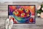 NEW Colorful Apples Doormat Front Door Mat Indoor Outdoor Rugs for Entryway, Non Slip Washable Low Pile, 18H X 27W