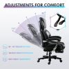 Big and Tall Office Chair 500 lbs, Extra Wide High Back Office Chair for Heavy People