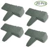 Garden Edging Border,Imitation Stone Effect Garden Lawn Border,No Dig Flexible Lawn Edging and Flower Bed Border (Grey-20)