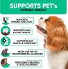 Natural Dog Allergy Chews for Dog Itch Tasty Allergy Relief Pet Supplement for Dry Itchy Skin Hot Spots Seasonal Dog Allergies 180 Anti Itch Immune Tr