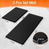 Kitchen Mats, 2PCS Kitchen Rugs, Cushioned Anti Fatigue Kitchen Mats for Floor, Non-Slip Standing Sink Mat